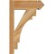 Ekena Millwork Merced Rough Sawn Arts and Crafts Outlooker, Western Red Cedar, 6"W x 16"D x 24"H OUT06X16X24MRC03RWR - alternate 4